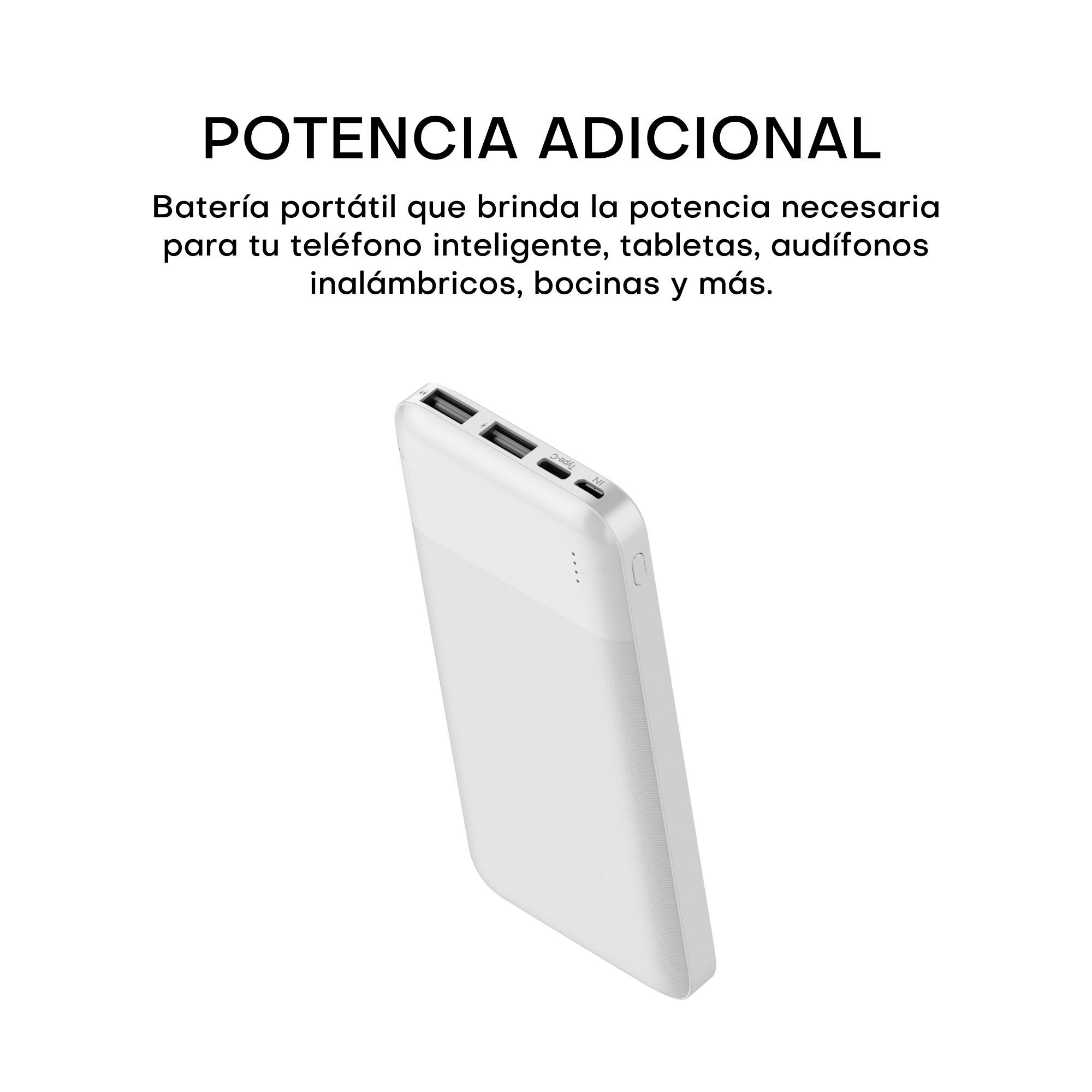 Foto 2 | Batería Portátil Phonesuit Energy Core color Blanco