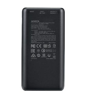 Foto 3 | Batería Portátil Adata tipo C color Negro