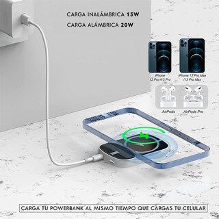 Foto 8 | Cargador Inalámbrico Life Connekt Touch Go 10,000 Mah