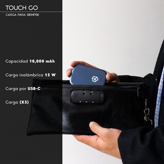Foto 5 | Cargador Portátil Life Connekt Touch Go color Azul