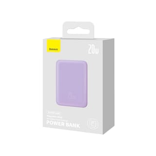 Foto 4 | Batería Portátil Baseus PPCX110105 Mini Magnética color Púrpura