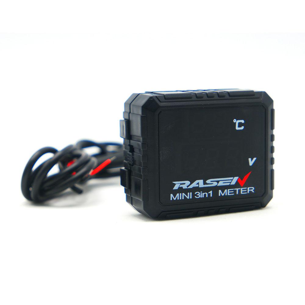 Foto 4 pulgar | Cargador 3 En 1 Con Puerto De Usb, Medidor De Voltaje Y Medidor De Temperatura Digital Para Motocicl