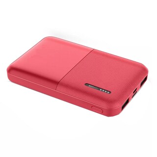 Foto 1 | Mini Batería Portátil 5000mah 2.1 2 Puertos de USB Eo Safe Imports Esi-9940 Rojo