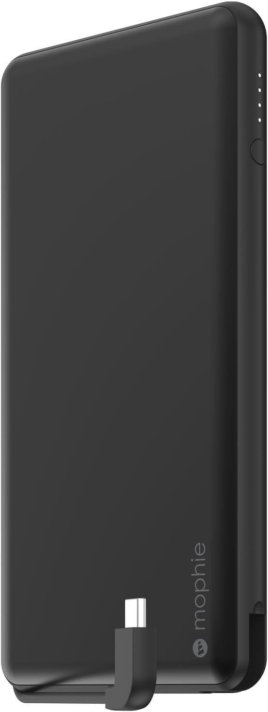 Foto 2 pulgar | Batería Externa Mophie Universal con Cables Integrados 12.000 Mah Negro