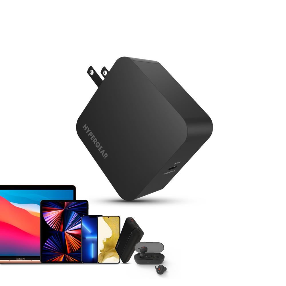 Foto 3 | Cargador de Pared HyperGear Negro 65w USB-C