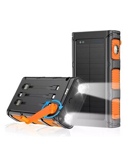 Foto 2 | Cargador Solar Powerbank 36000 mAh Negro
