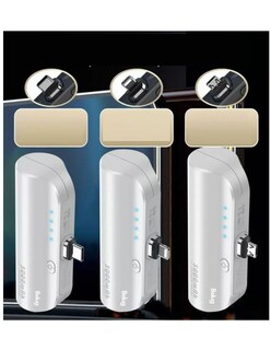 Foto 2 | Magnético 5000mah Inalámbrica 3 En 1 Ultracompact Blanco