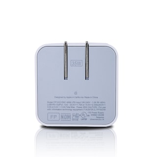 Foto 2 | Cargador Cubo 35w Doble Usb-c+c Carga Rápida Iphone Android