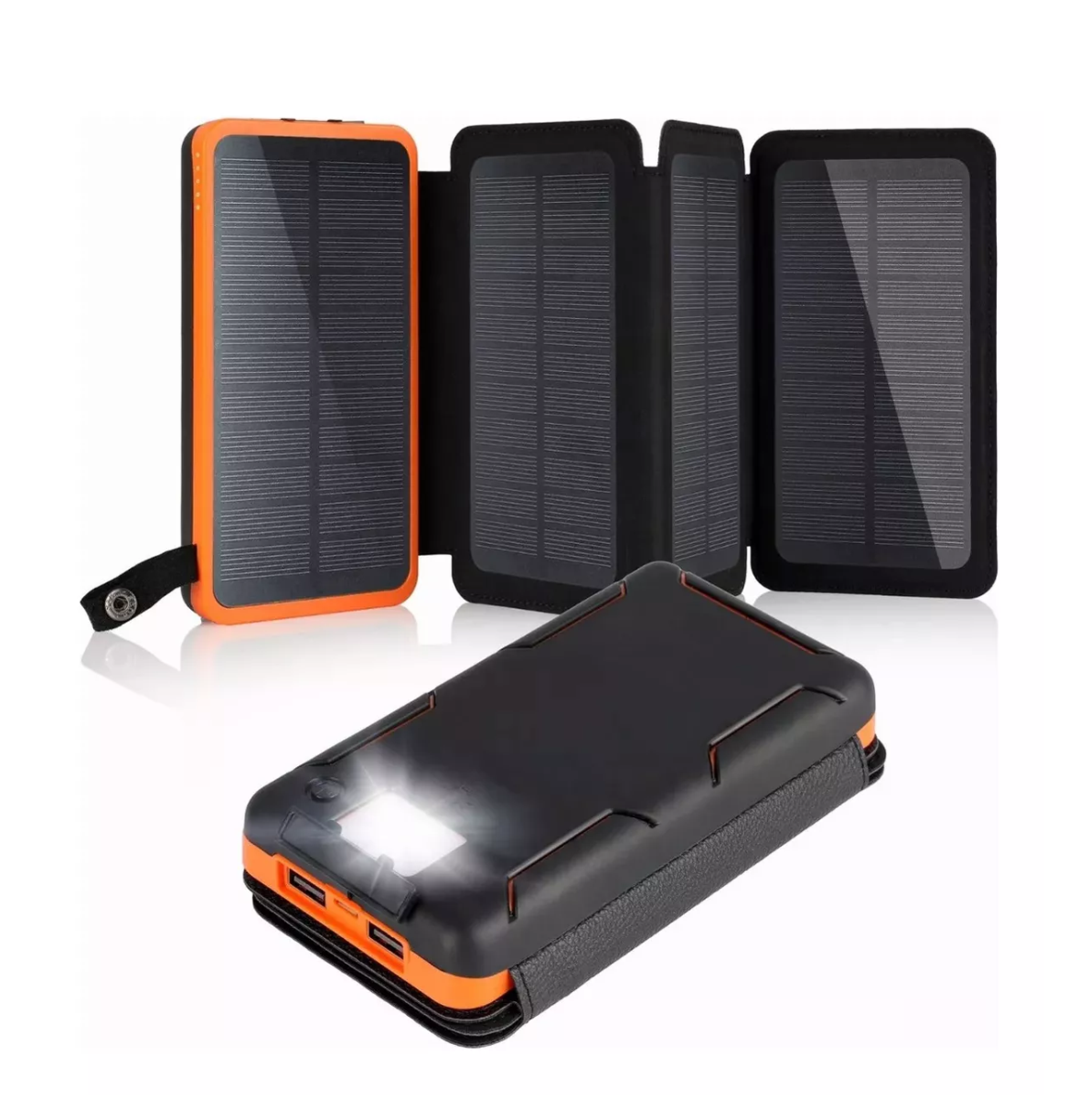 Foto 4 pulgar | Power Bank Solar Lab.G 26800mah 4 Paneles Solare Negro