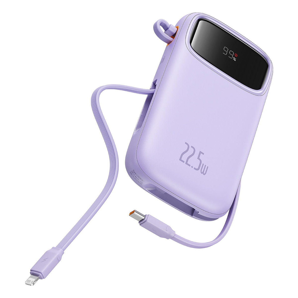 Power Bank Baseus Qpow2 Púrpura 22.5w 10000 mAh $599