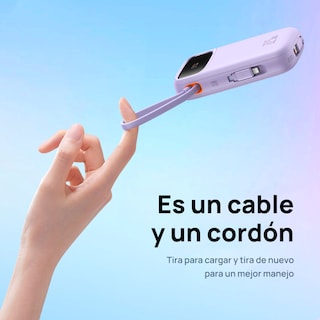 Foto 5 | Power Bank Baseus Qpow2 Púrpura 22.5w 10000 mAh