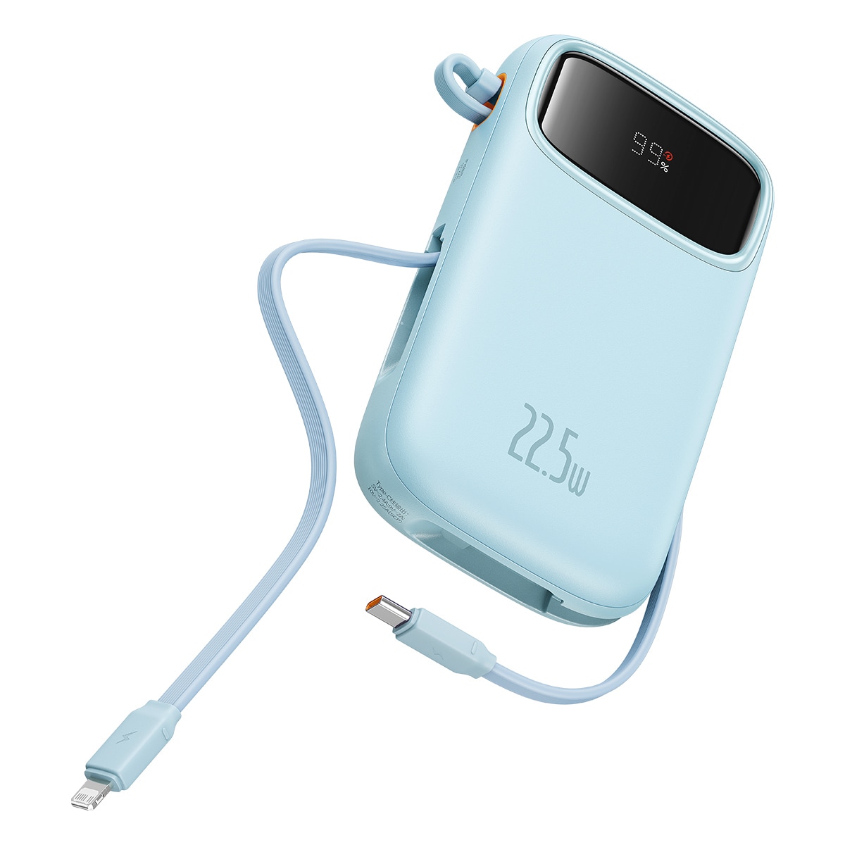 Power Bank 22.5w 10000 Mah Baseus Qpow2 Cable Ios Y Usb-c Puerto Usb Y Usb C Azul $599