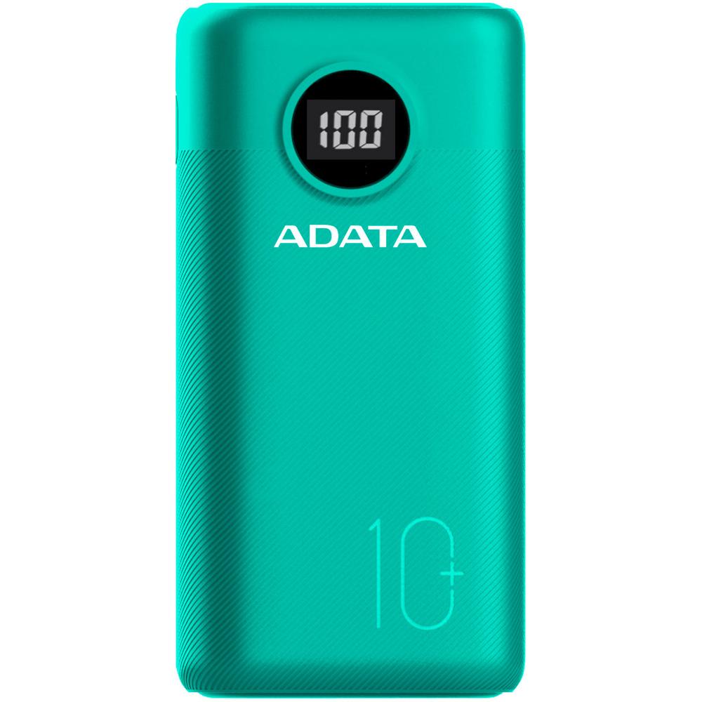 Foto 2 pulgar | Power Bank 20000mah Adata P20000qcd Tipo C Verde Ap20000qcd-dgt-cgn