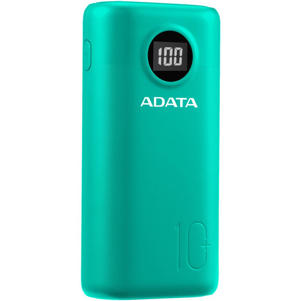 Foto 3 pulgar | Power Bank 20000mah Adata P20000qcd Tipo C Verde Ap20000qcd-dgt-cgn