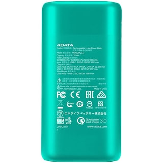 Foto 5 | Power Bank 20000mah Adata P20000qcd Tipo C Verde Ap20000qcd-dgt-cgn