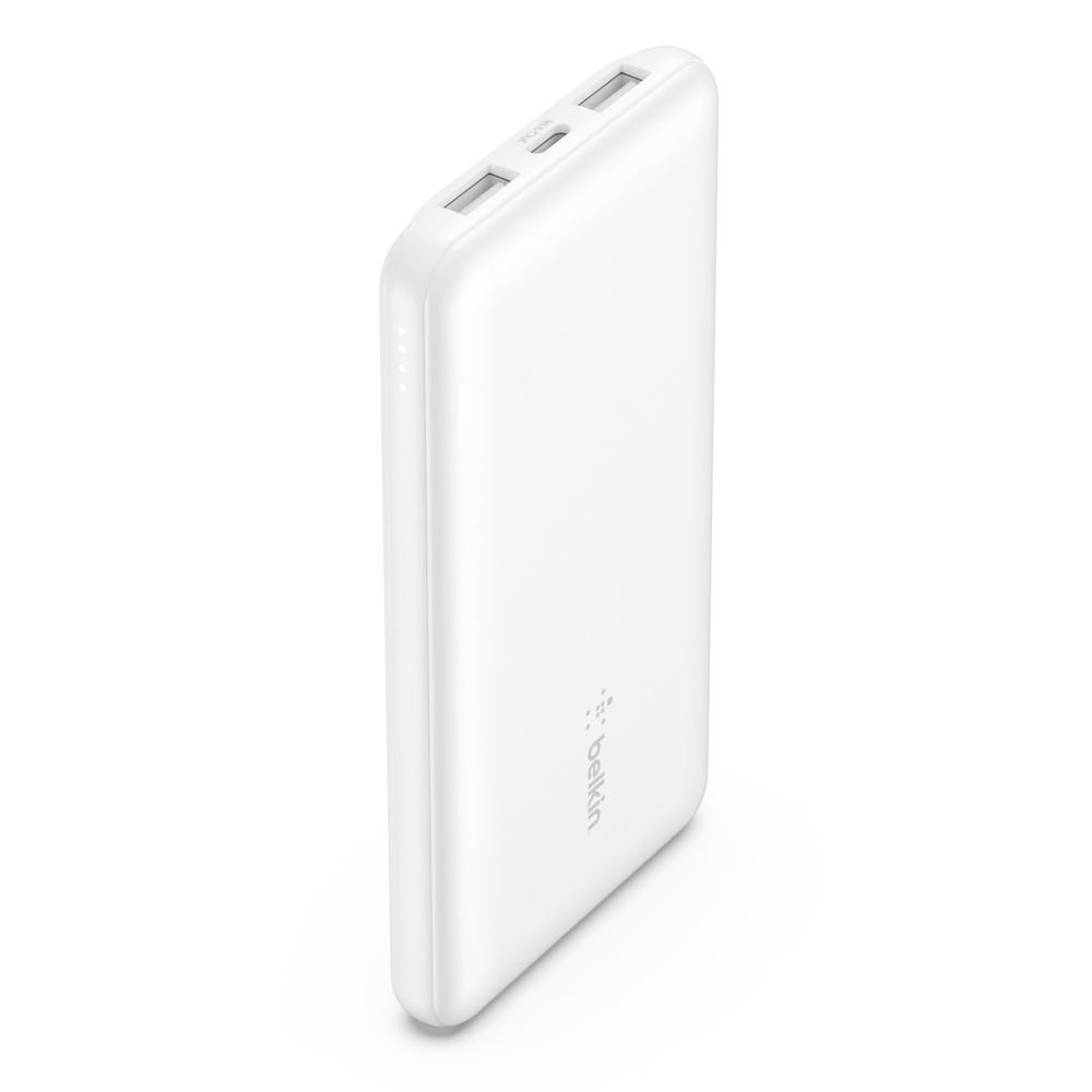 Power Bank De 10k Entrada Usb-a Y C De 15w Belkin Blanco