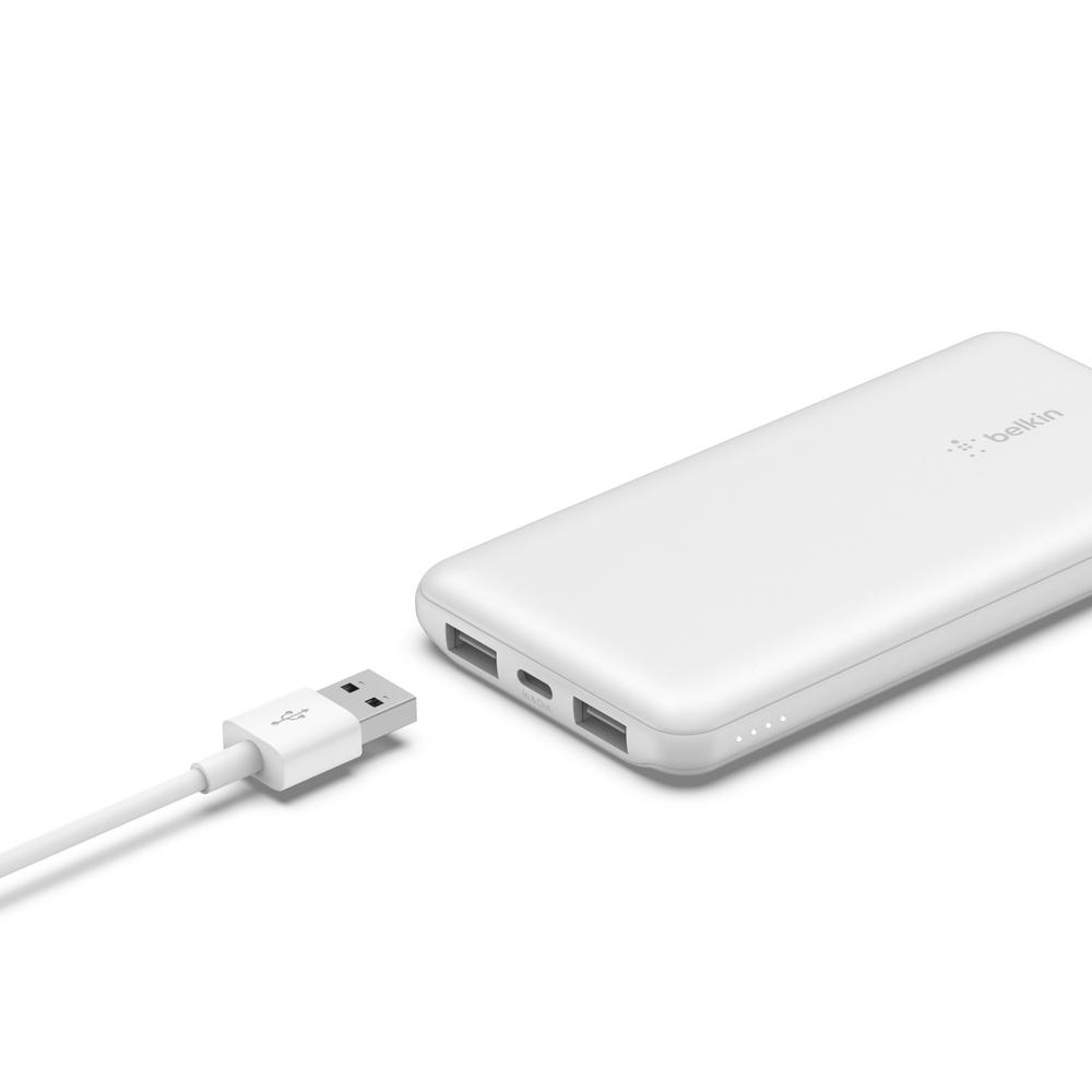 Foto 7 | Power Bank De 10k Entrada Usb-a Y C De 15w Belkin Blanco