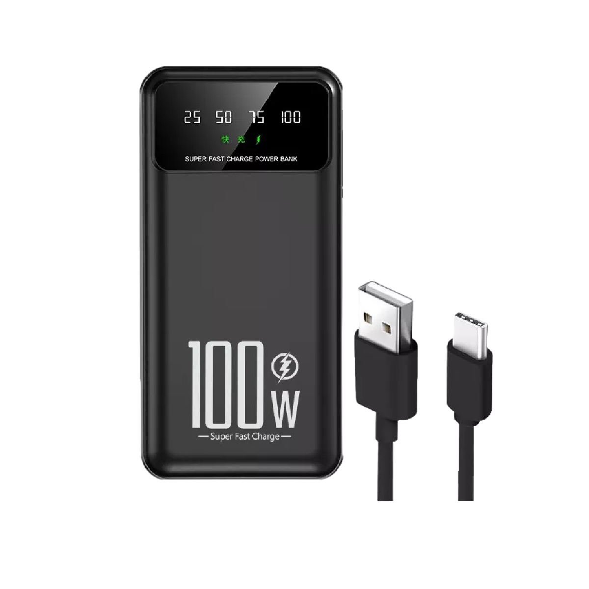 Batería Externa Saiviek Kj-k70 20000mah 20w Carga Rápida Negra