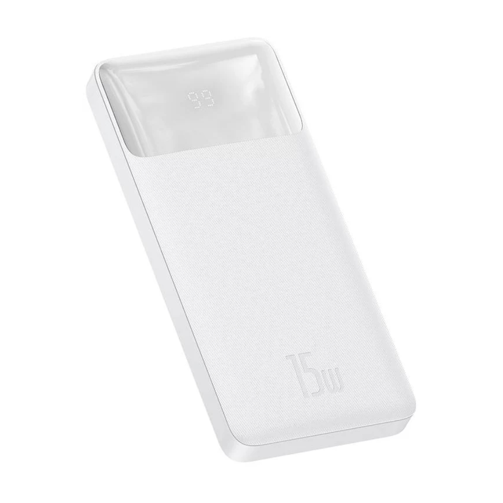 Foto 5 pulgar | Bateria Portatil Baseus Bipow 15w 10000mah Blanco