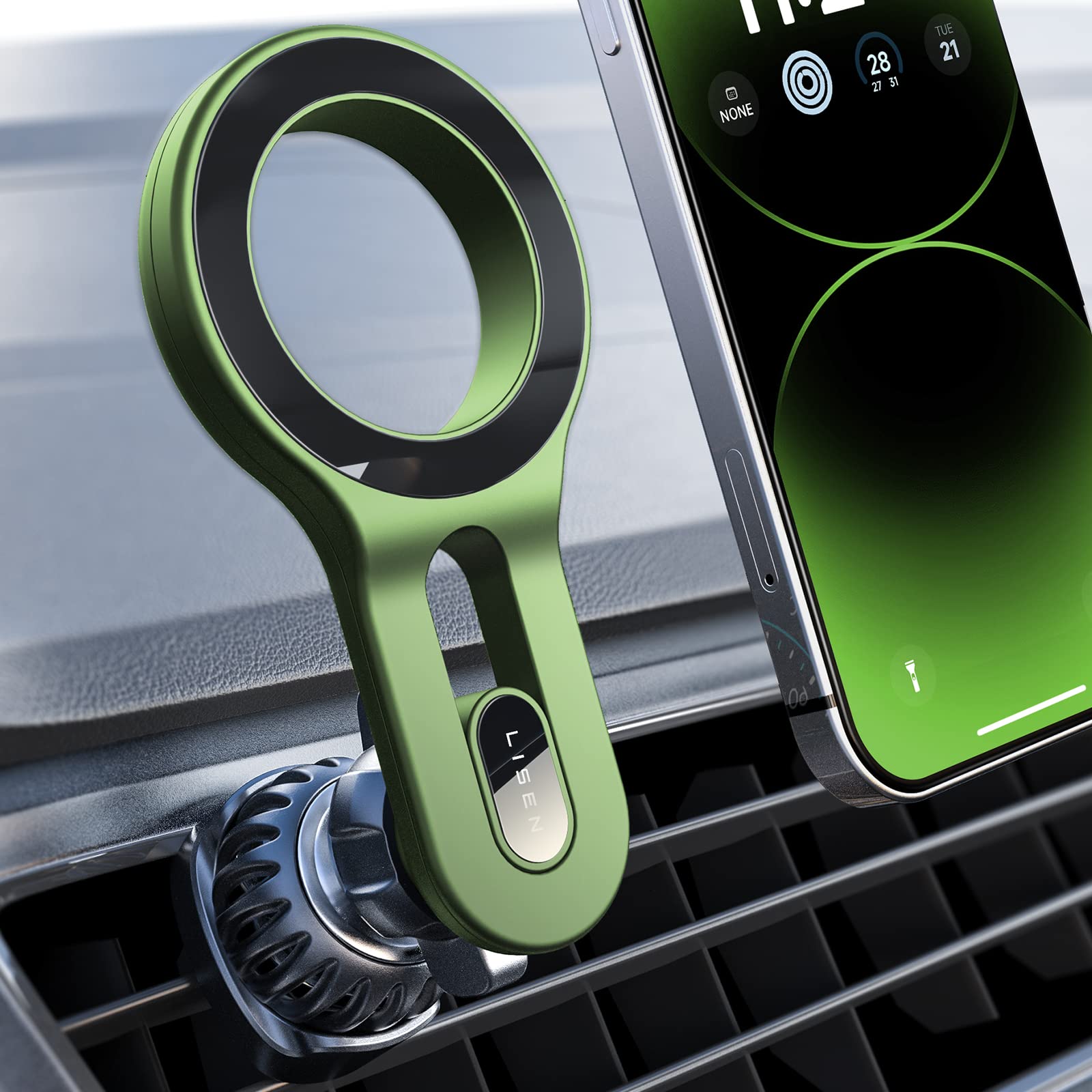 Soporte De Teléfono De Coche Lisen Para Iphone Magsafe Con Soporte De Ventilación - Venta Internacional. $700