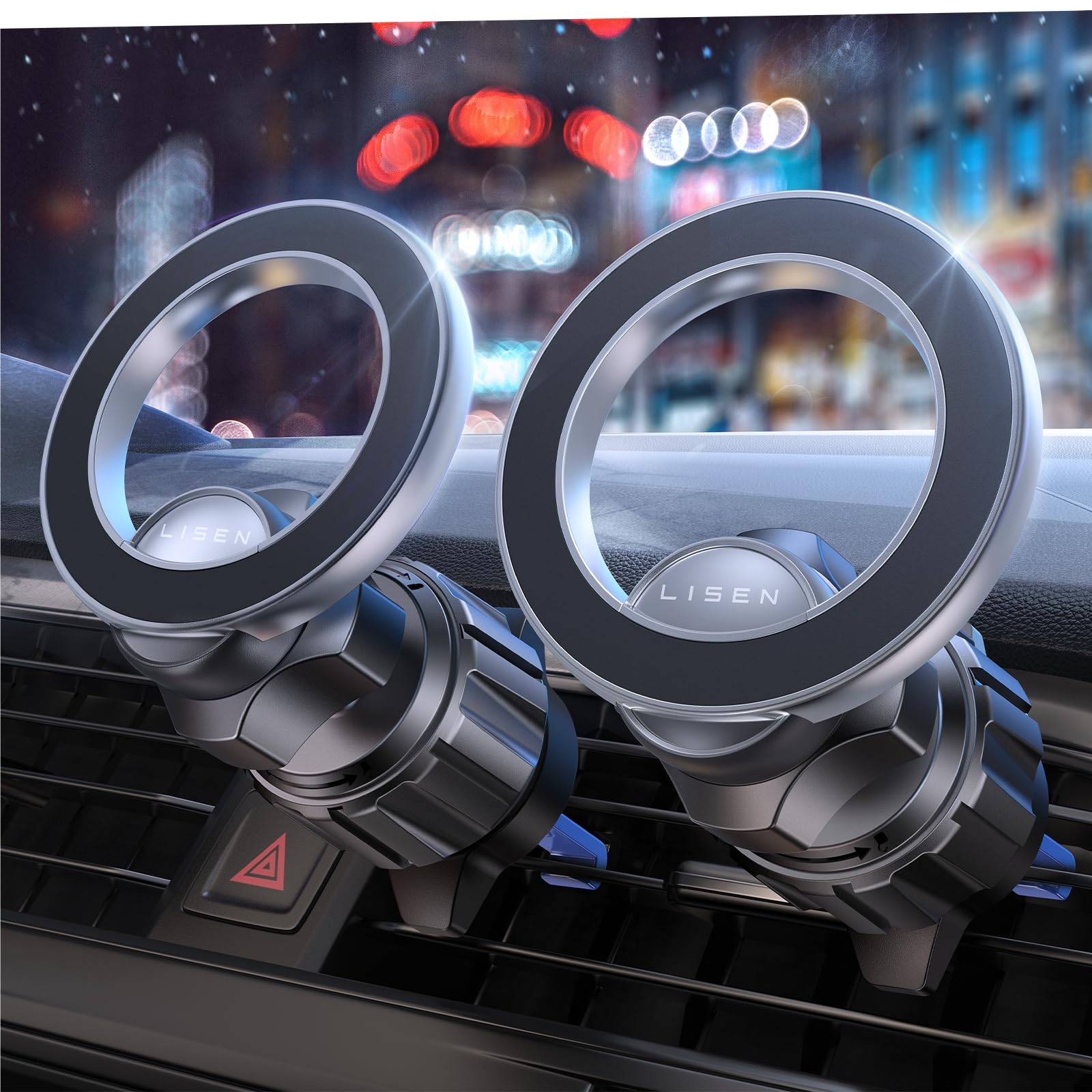 Soporte Magnético Para Teléfono De Coche Lisen, Compatible Con El Soporte De Coche Magsafe X2 - Venta Internacional. $526