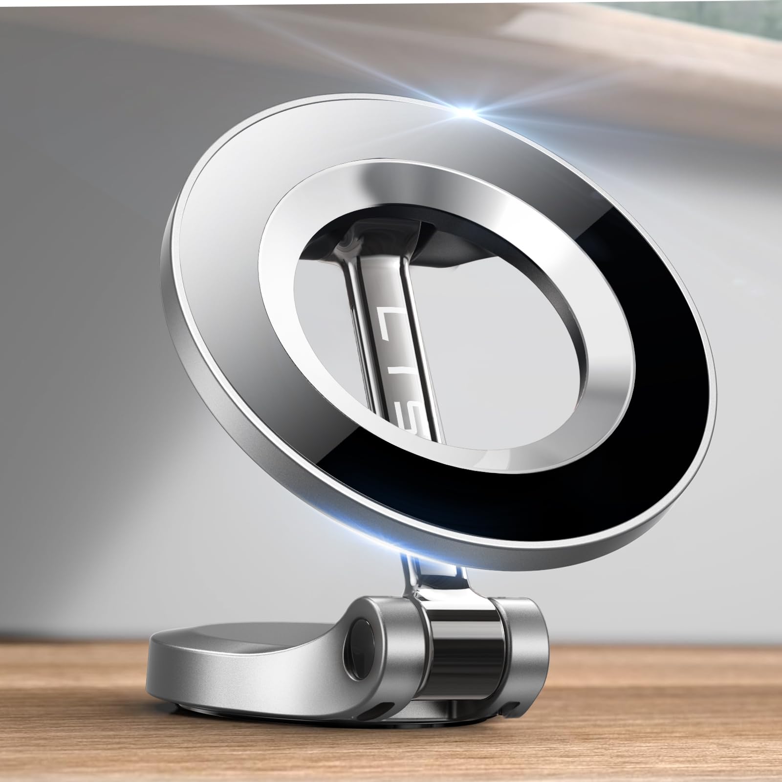 Soporte De Coche Lisen Para Teléfono Magsafe Magnético Plateado - Venta Internacional. $620