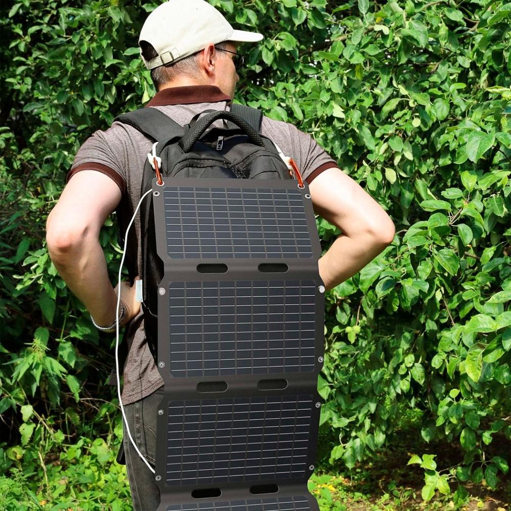 Foto 5 pulgar | Cargador Solar Portátil De 40 W