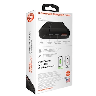 Foto 7 | Power Bank De Carga Rápida 20000mah 20w Usb-c Pd