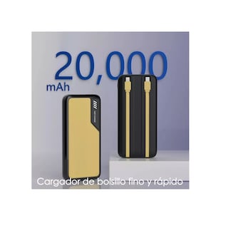 Foto 2 | Cargador Portátil USB-C Micro USB Eo Safe Imports ESI-18179 Multicolor