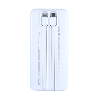 Foto 3 | Powerbank G-tide Easy2 20000mah Carga Rápida Usb-c Y Lighting Blanco