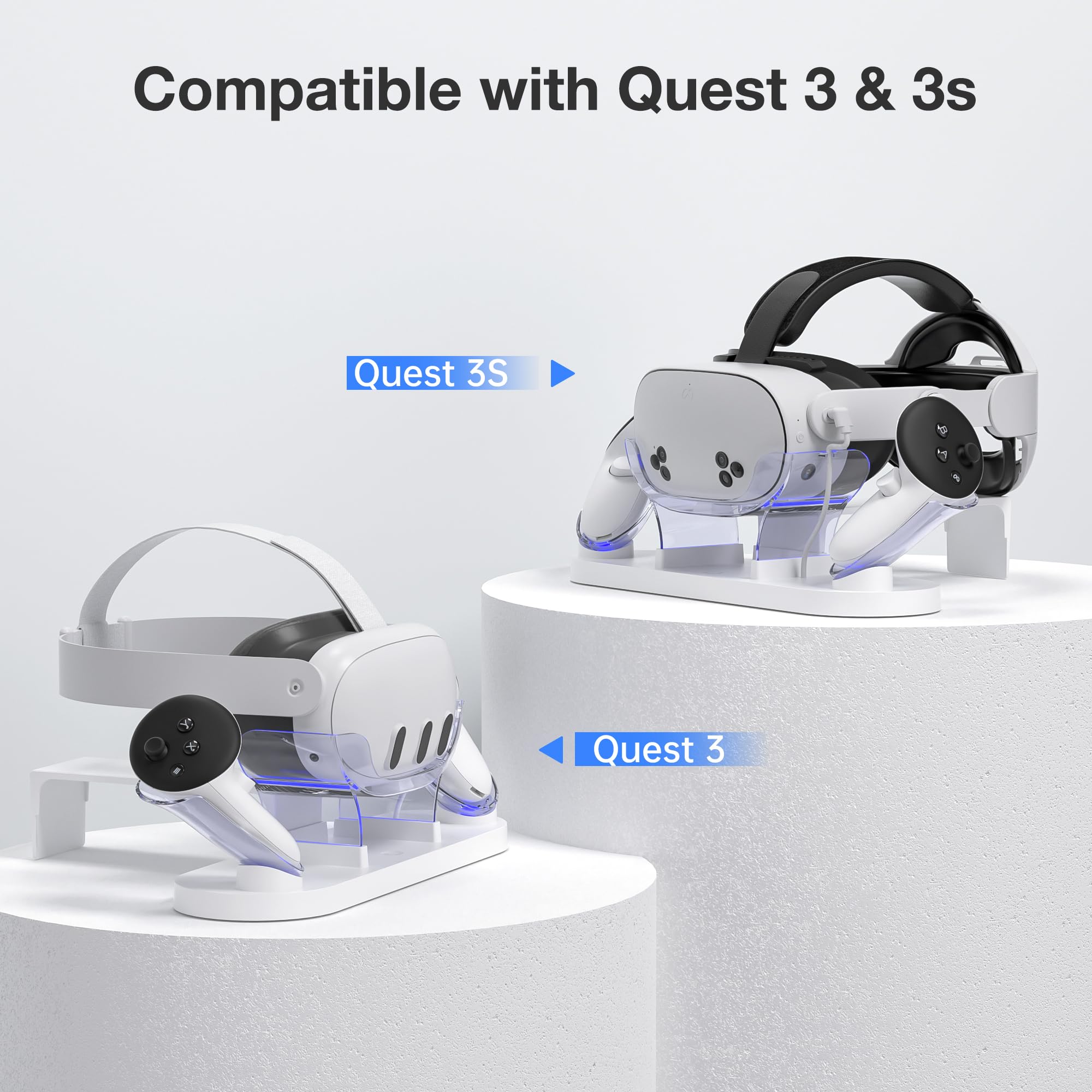 Foto 6 | Base De Carga Kuject Para Quest 3 Y Quest 3s Con 2 Baterías - Venta Internacional.