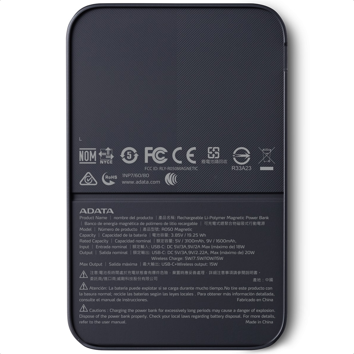 Foto 5 pulgar | Batería Portátil Adata de 5000 mAh