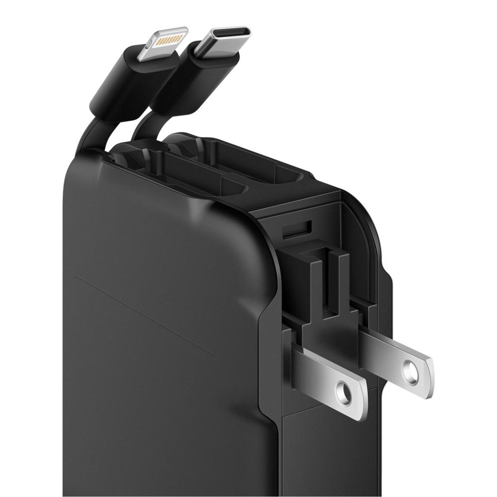Foto 3 pulgar | Cargador Usb Con Power Bank De 10,000 Mah, Pd 20 W / Qc 18 W Con 1 Salida Usb C, 1 Salida Usb, Cable