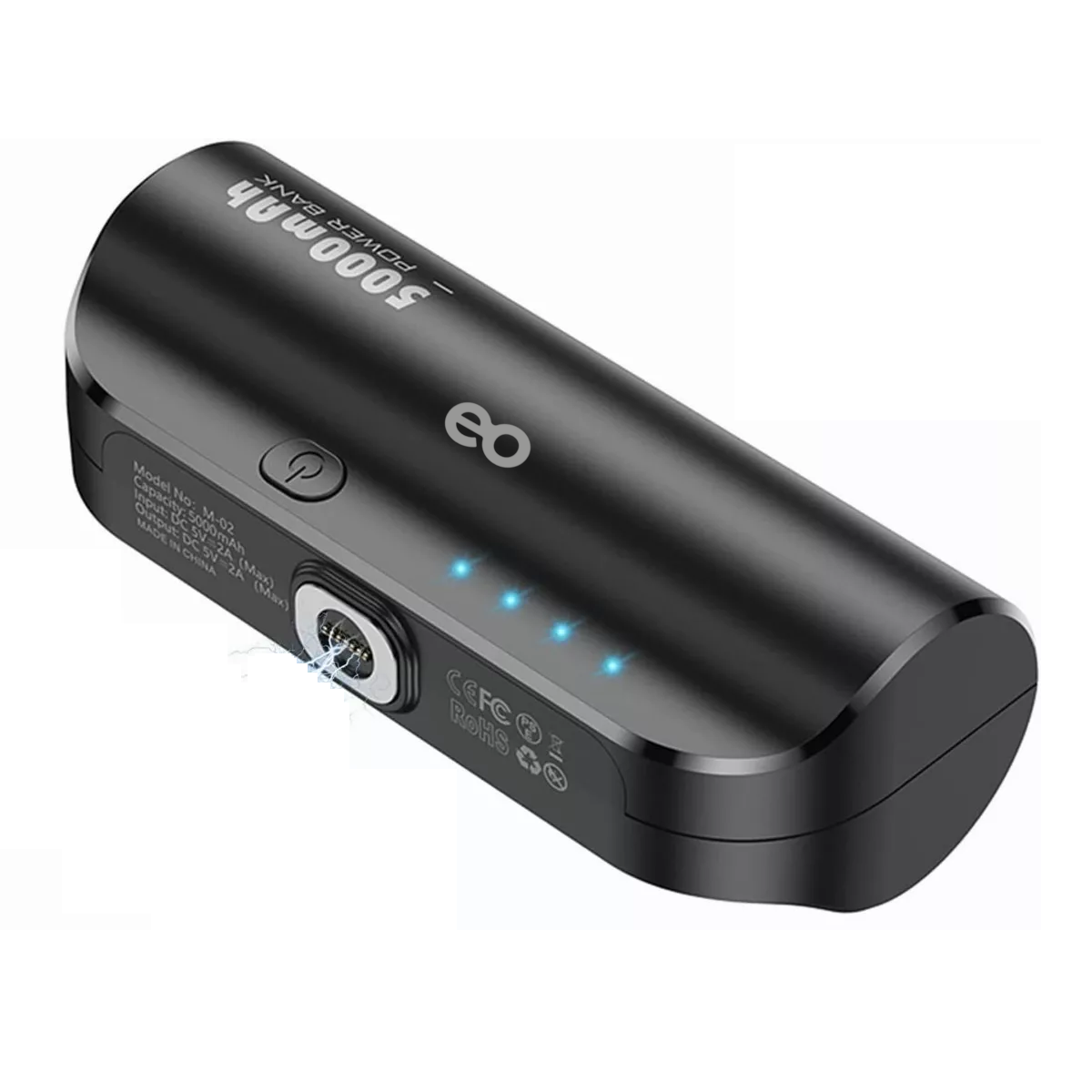 Foto 2 pulgar | Power Bank Magnético 5000mah Inalámbrica 3 En 1 Ultracompact Eo Safe Imports Esi-4832-1 Negro