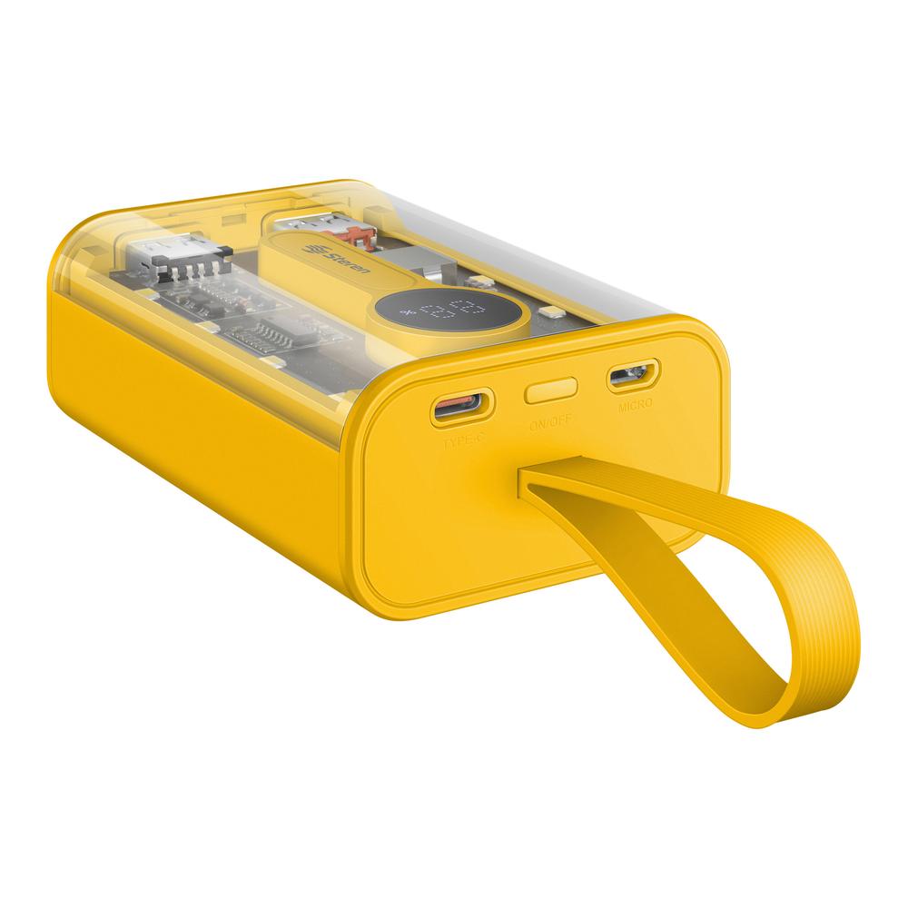 Power Bank De 10,000 Mah Pd 22 W / Qc 22 W Con 1 Salida Usb C, 1 Salida Usb Qc, 1 Salida Usb Y Linte