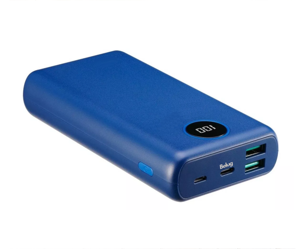 Foto 2 pulgar | Power Bank 20000mah P20000qcd Batería Portátil Tipo C Azul Belug
