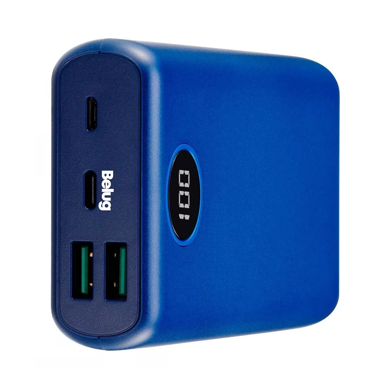Foto 4 pulgar | Power Bank 20000mah P20000qcd Batería Portátil Tipo C Azul Belug