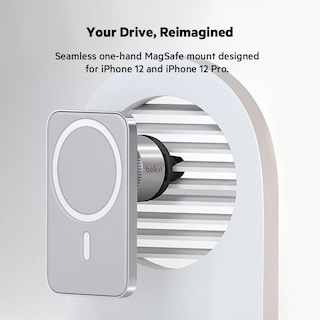 Foto 3 | Soporte Magnético Para Teléfono Belkin Magsafe Vent Mount Pro Grey - Venta Internacional.