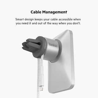 Foto 6 | Soporte Magnético Para Teléfono Belkin Magsafe Vent Mount Pro Grey - Venta Internacional.