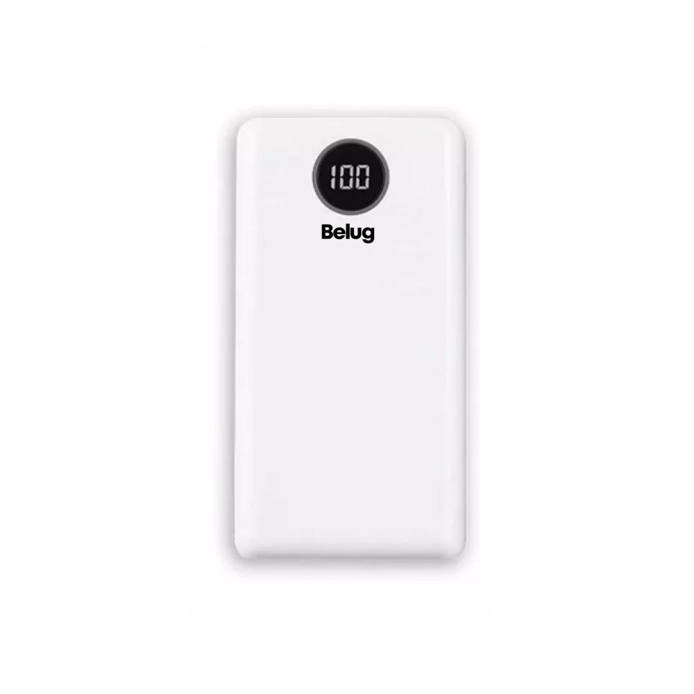 Foto 2 pulgar | Power Bank 20000mah Belug, Batería Portátil Tipo C Blanco