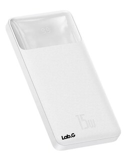 Foto 1 | Cargador 15w Usb / Tipo-c / Lightning Portátil Con Cable Carga Rápida Blanco