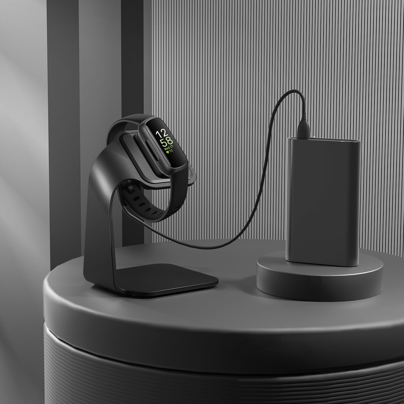 Foto 7 pulgar | Base de Carga Nanw Compatible con Fitbit Inspire 3 Negra - Venta Internacional