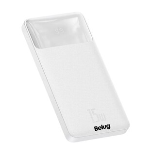 Foto 1 | Cargador 15w Usb / Tipo-c / Lightning Portátil Con Cable Carga Rápida, Belug Blanco