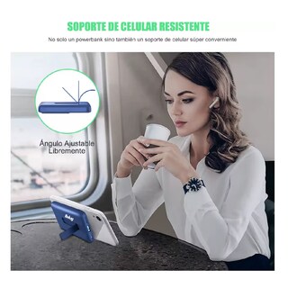Foto 4 | Power Bank Inalámbrico Magnético Belug 10000mah Azul