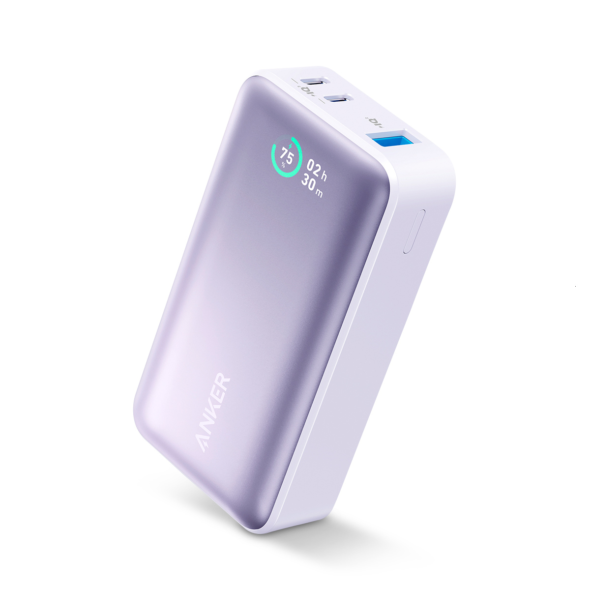 Foto 3 | Power Bank Anker 533 10,000mah 30w Pd Violeta Usb Dúo