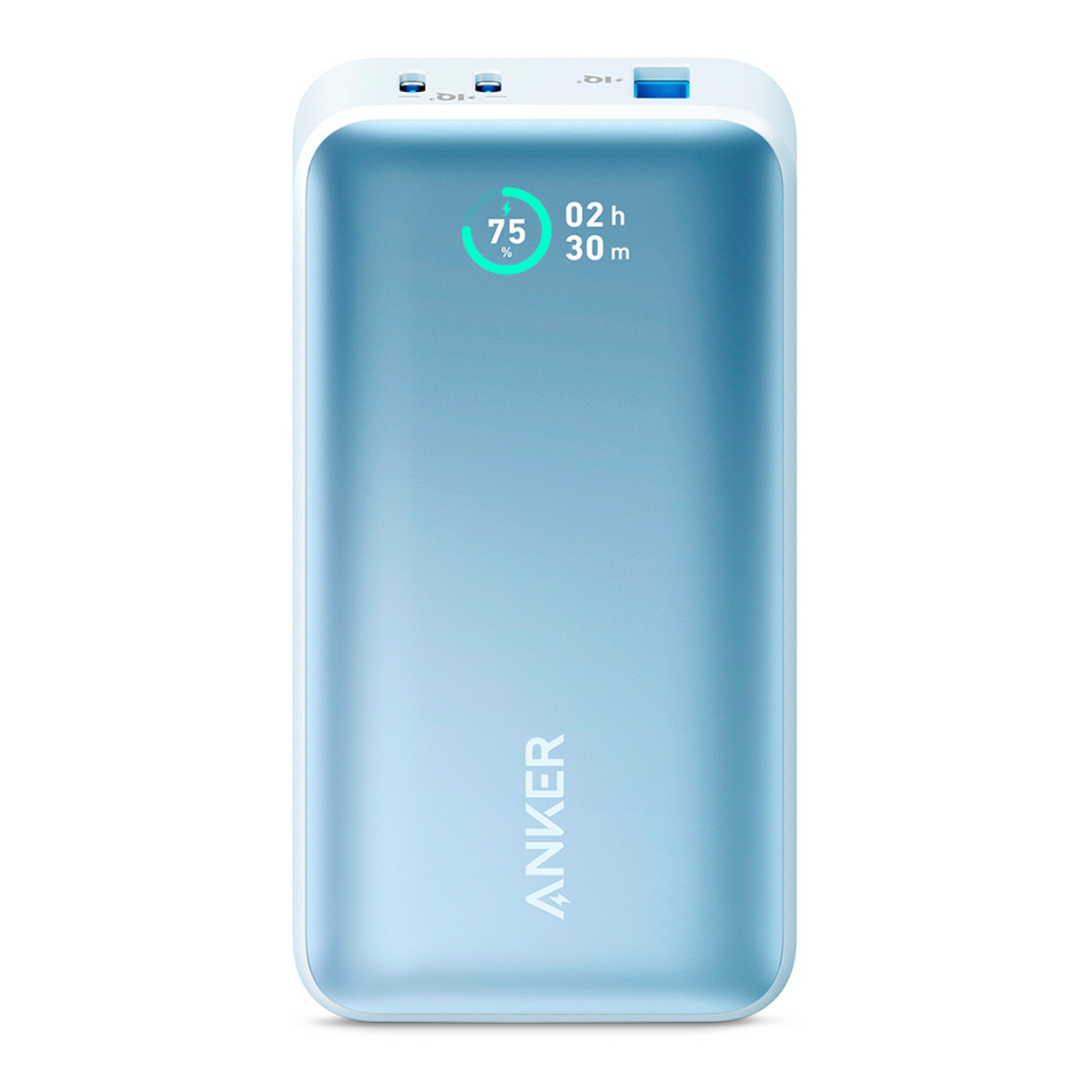 Foto 2 pulgar | Power Bank Anker 533 10,000mah 30w Pd Azul Usb Dúo