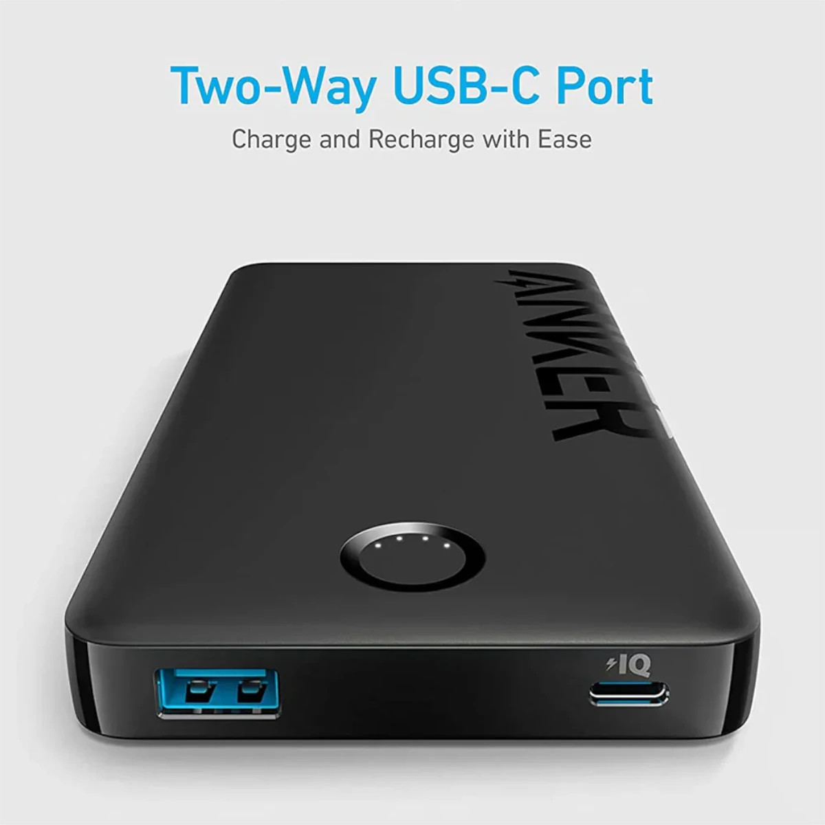 Foto 6 | Power Bank Anker 10,000mah Carga Rápida Bidireccional Negro