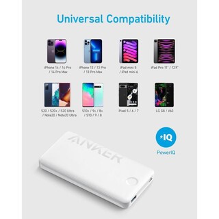 Foto 4 | Power Bank Anker 10,000mah Carga Rápida Bidireccional Blanco