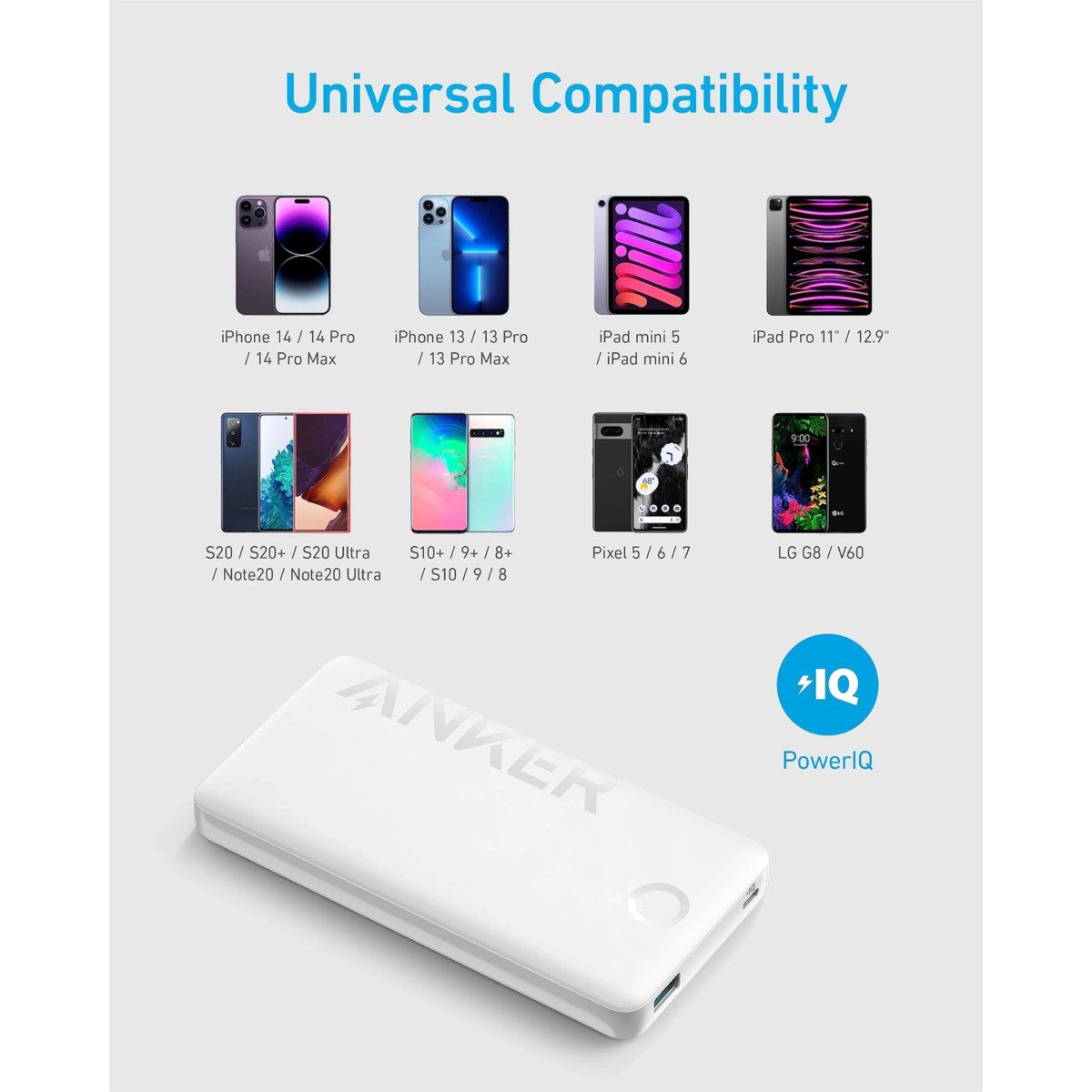 Foto 5 pulgar | Powerbank Anker 10,000mah Carga Rápida Bidireccional Violeta