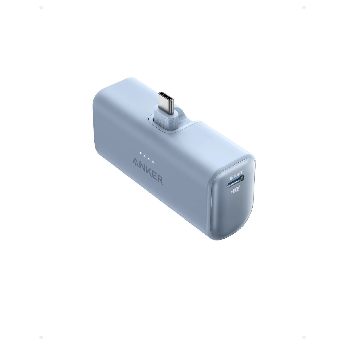 Foto 2 pulgar | Power Bank Nano USB-C Plegable Anker 5000 mAh 22.5W Azul